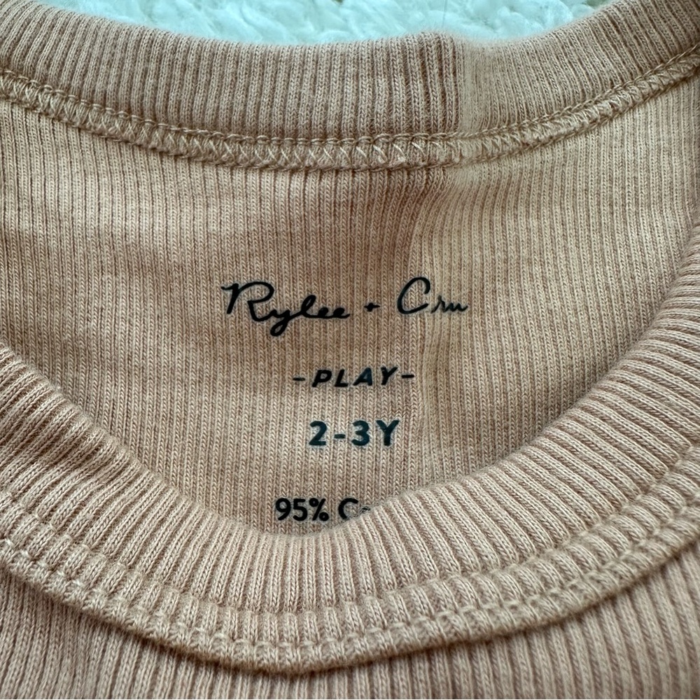 Rylee & Cru Ribbed Set - Grapefruit - Picture 3 of 7